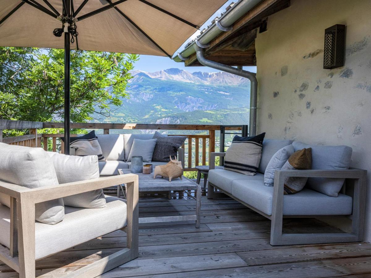 Superbe Ferme Renovee En Chalet De Luxe En Pleine Nature Barcelonnette Buitenkant foto