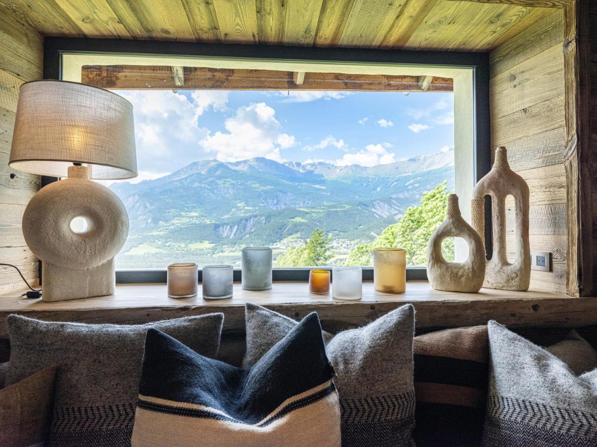 Superbe Ferme Renovee En Chalet De Luxe En Pleine Nature Barcelonnette Buitenkant foto