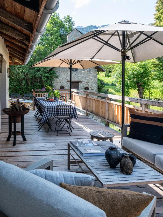 Superbe Ferme Renovee En Chalet De Luxe En Pleine Nature Barcelonnette Buitenkant foto